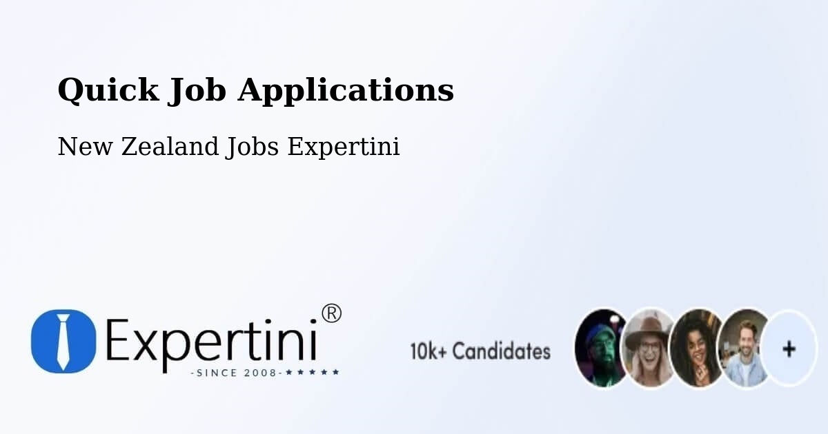 Quick Job Applications - New Zealand Jobs Expertini